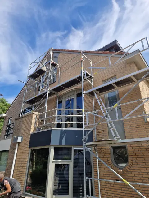 Renovatie in uitvoering