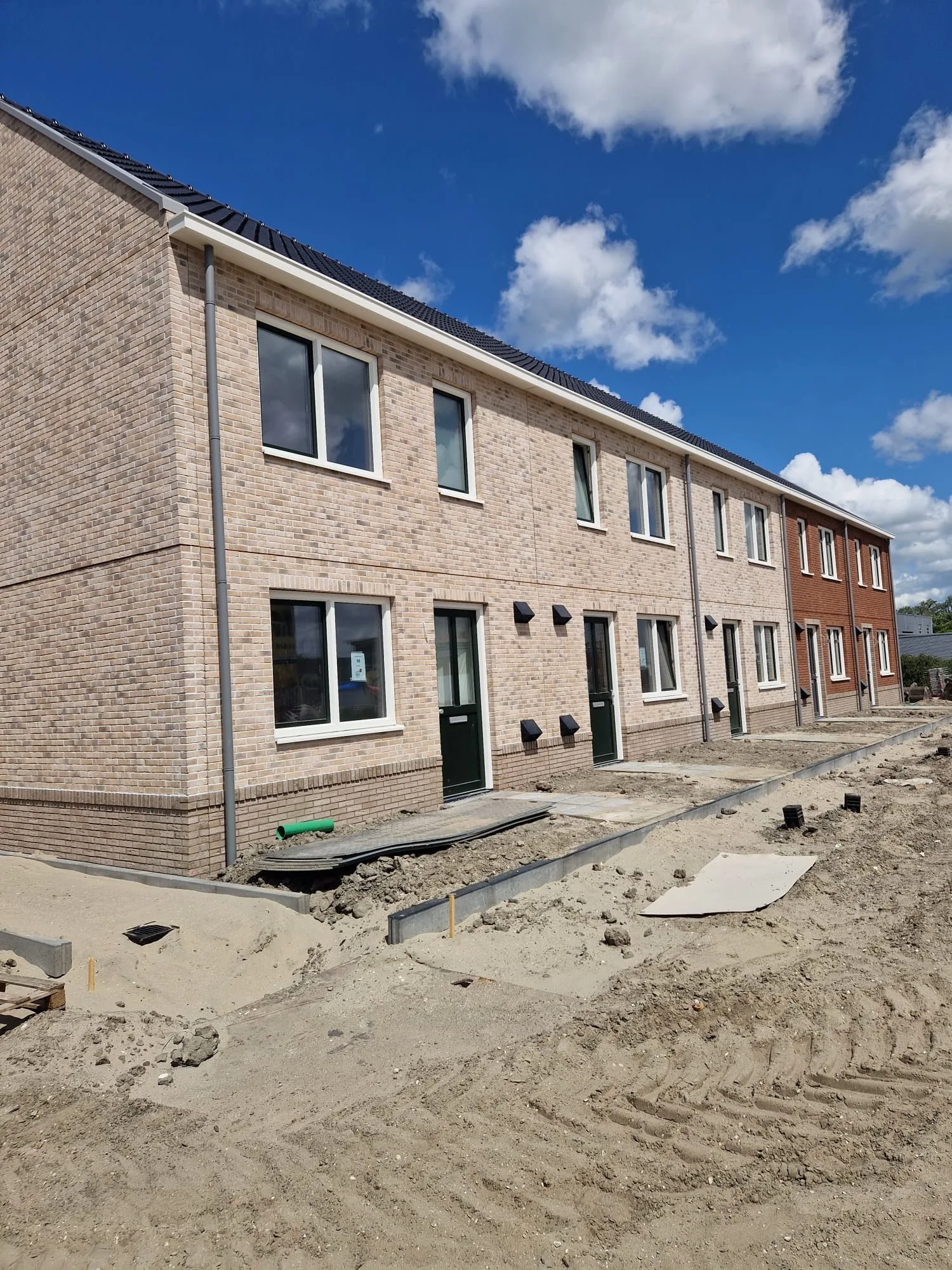 Gevelrenovatie met steiger - Na