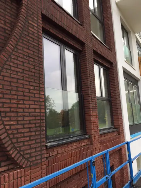 Straatwand gevelwerk
